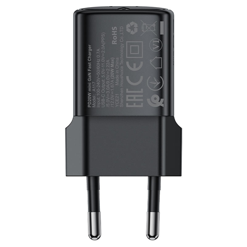 Cargador GaN 20W USB-C Mini Acefast A117 — a117 specs