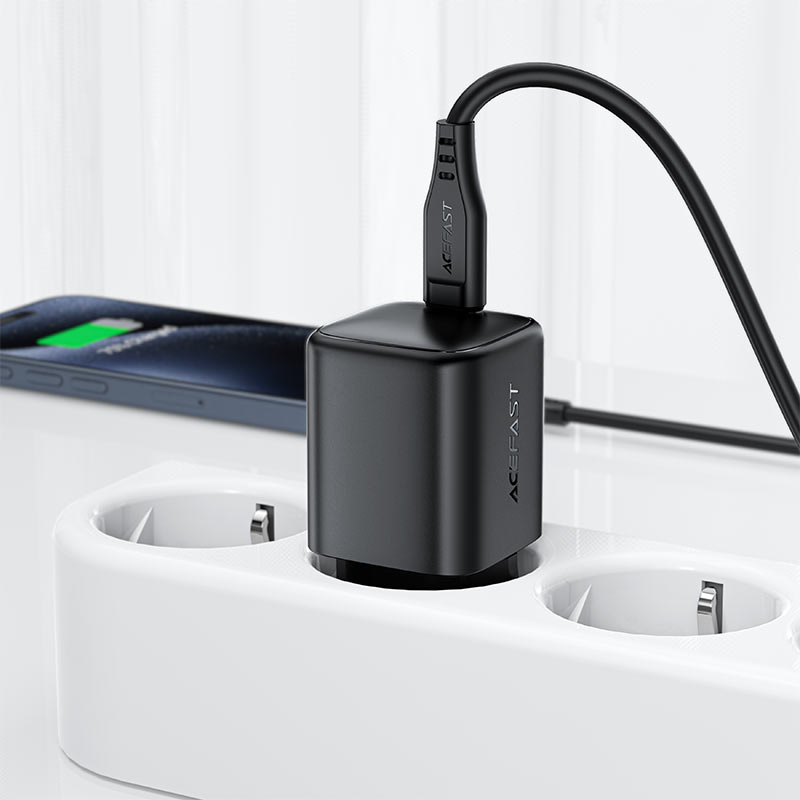 Cargador GaN USB-C 67W Mini Acefast A134 — a134 charging