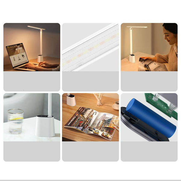 Baseus Smart Eye Lampe de Bureau LED Pliable Rechargeable — baseus lampara 17