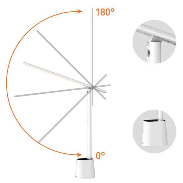 Baseus Smart Eye Lampe de Bureau LED Pliable Rechargeable — baseus lampara 19