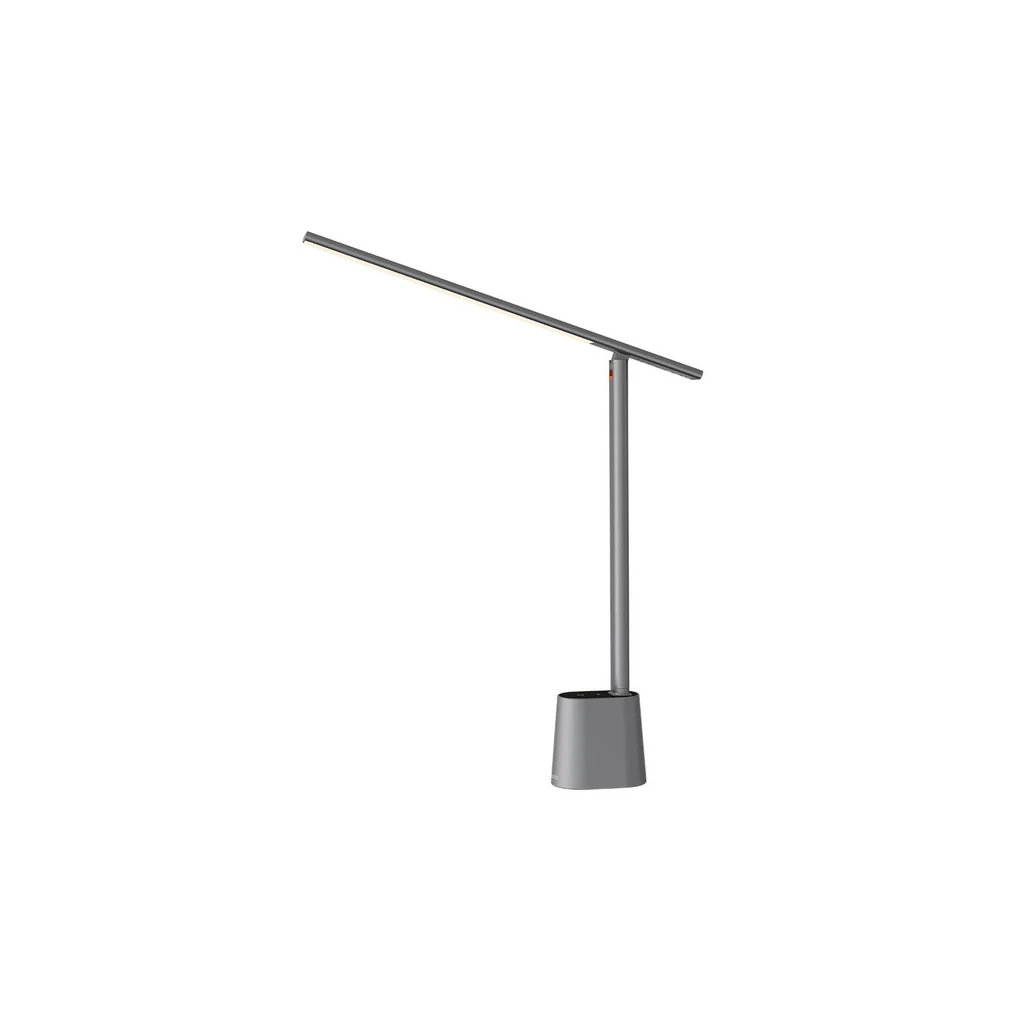 Baseus Smart Eye grey lamp with the arm fully extended horizontally