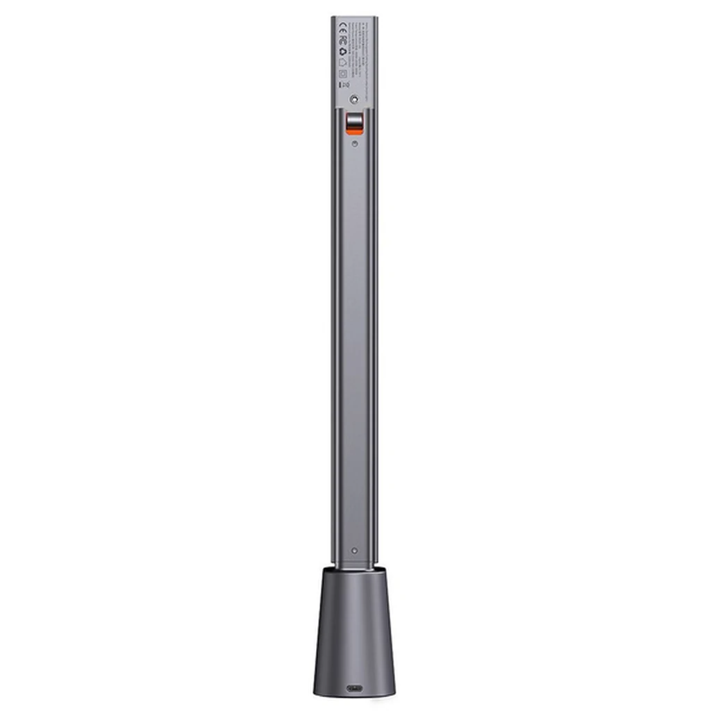 Touch controls of the Baseus Smart Eye grey lamp for power, brightness and colour temperature