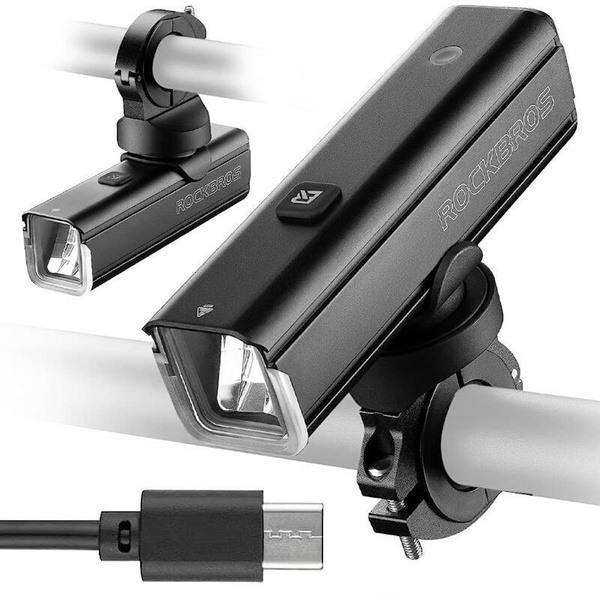 ROCKBROS Phare Vélo 1000 Lumens Rechargeable USB-C — gallery 02