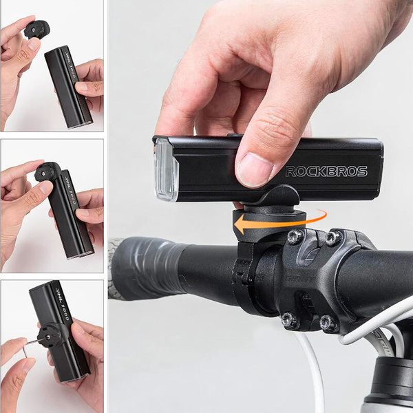ROCKBROS Phare Vélo 1000 Lumens Rechargeable USB-C — gallery 03
